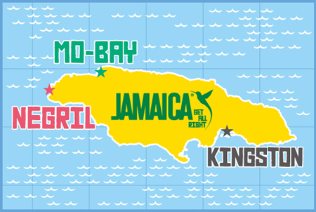 JAMAICA MAP