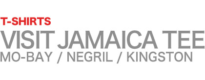 VISIT JAMAICA TEE T-SHIRTS TITLE