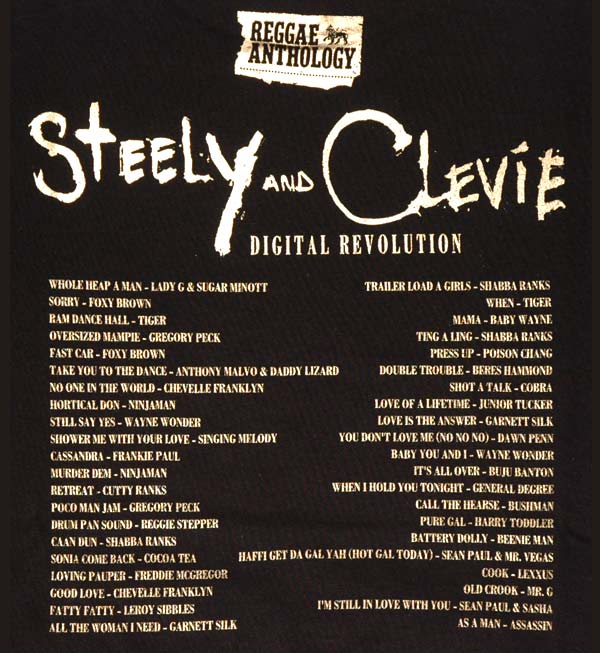 STEELY & CLEVIE GOLD Tシャツ 裏 STEELY & CLEVIE GOLD Tシャツ 裏