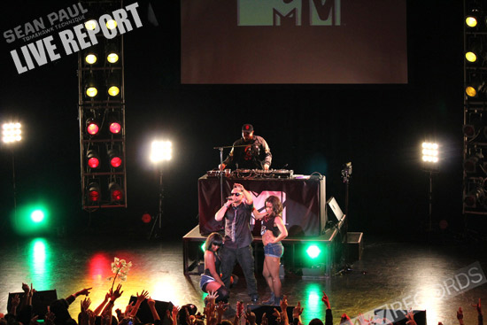 SEAN PAUL LIVE REPORT